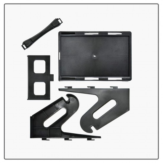 Thermal Printer Label Black Holder Rolls and Stacks